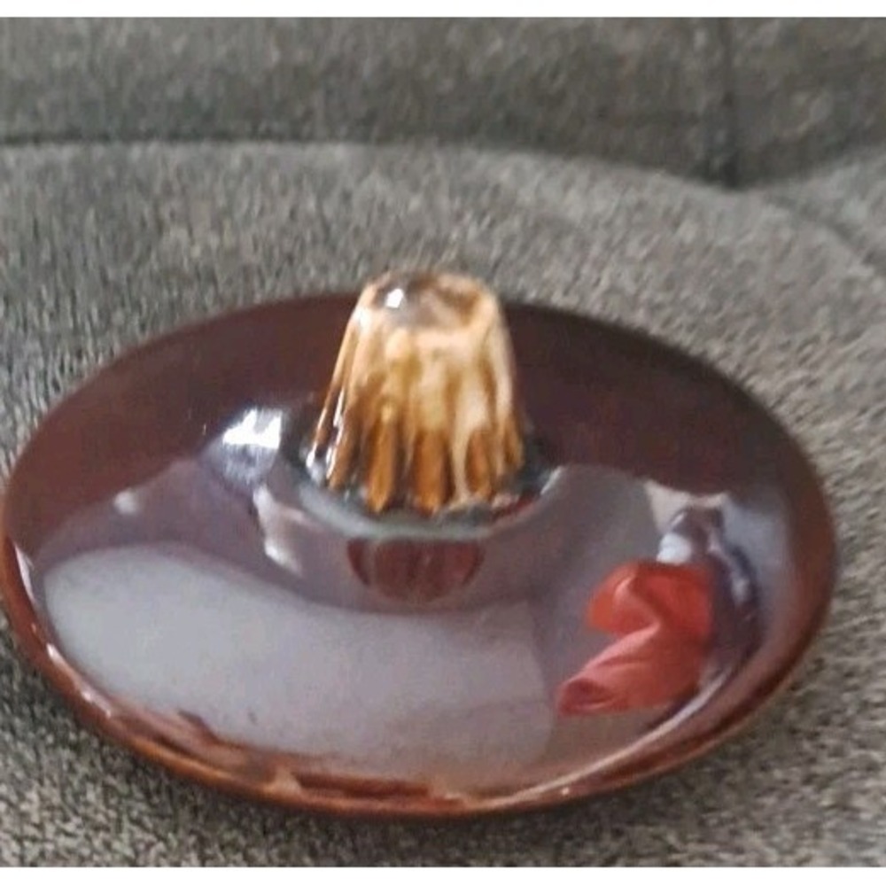 Vintage Hull Oven Proof Pottery Brown Drip Glaze Creamer and Sugar Bowl Set USA - Picture 8 of 9